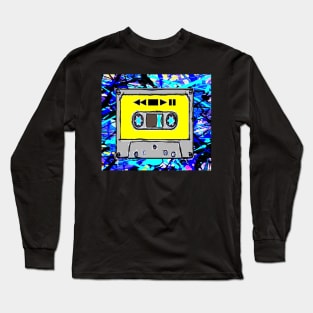 cassette paint popart 2 Long Sleeve T-Shirt